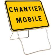 Panneau temp KC1 800x600 Cl.1 "Chantier mobile" + PL
