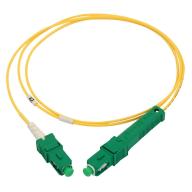Cordon optique SX SC/APC SECURISE N Ø1,6mm G.657A2 Jaune Lg 3,5m