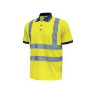 Polo haute visibilité 180g/m² MC jaune U-POWER T.XXL