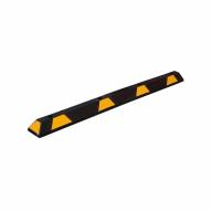 Butée de parking "stop-roues" noire en caoutchouc 182cm