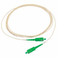 Cordon optique simplex SC/APC-SC/APC G.657A2 Ø 2,8 mm blanc longueur 1 m