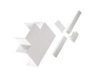 Jonction en T pour moulure 25x17 - Lot de 10