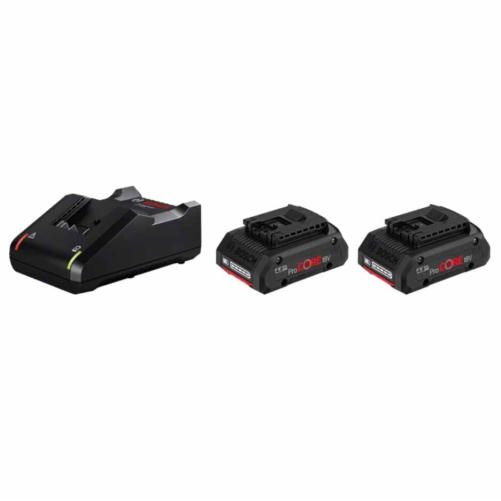 Deux batteries compactes 18 V av - Batterie et chargeur