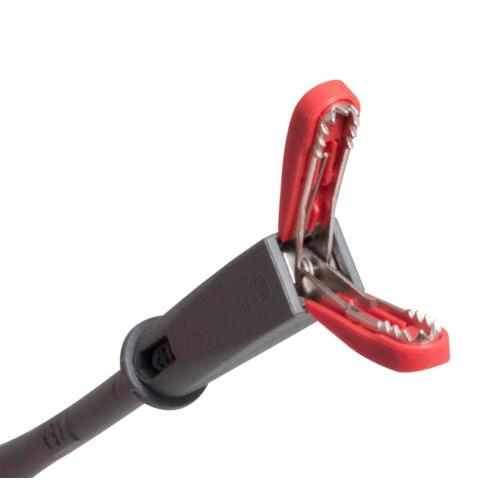Grippe-fil crocodile souple roug - Pince et grippe-fil