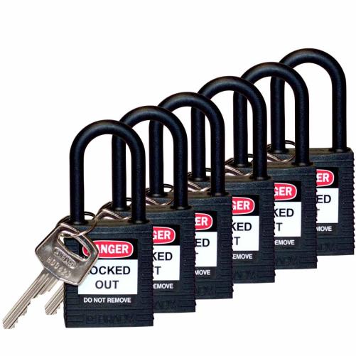 Cadenas de sécurité nylon noir B - Cadena et chaîne de sécurité