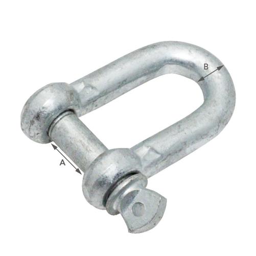 Manille HR vissée Ø 9,5 mm – SH6 - Pince d'ancrage et suspension fibre optique