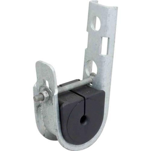 Suspension J pour câble FO Ø 10– - Pince d'ancrage et suspension fibre optique