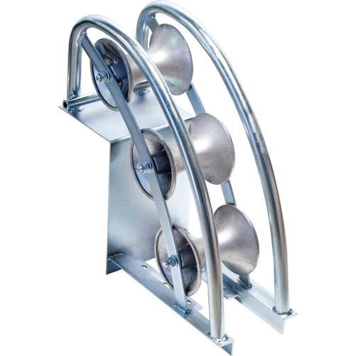 Galet à 3 poulies Ø120mm - Accessoires de tirage de câble