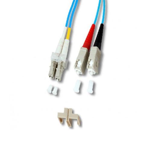 Cordon fibre SC–LC 25 m OM4 – du - Cordon optique