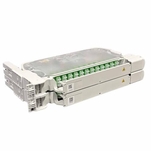 Tiroir FO 19'' 2U 72FO LC/APC - Tiroir optique 19" pivotant