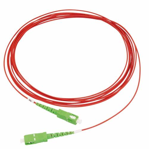 Cordon optique SC/APC rouge 4,5  - Cordon optique