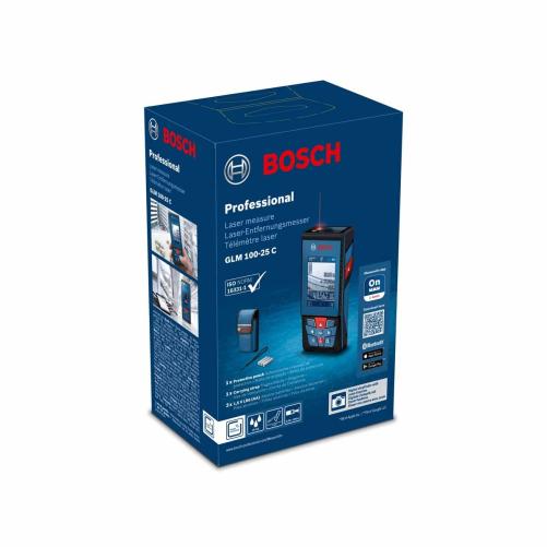 Télémètre laser BOSCH GLM 100-25 - Mesure et traçage