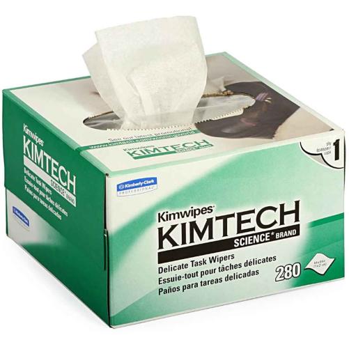 Lingette sèche pour FO Kimwipes  - Préparation du câble