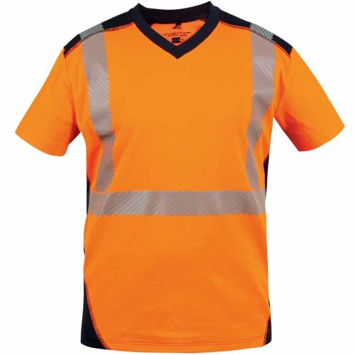Tee-shirt haute visibilité MC or - Vêtement haute visibilité
