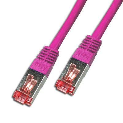 Cordon CAT6 SSTP Rose LSOH - 3m - Cordon RJ45 CAT6