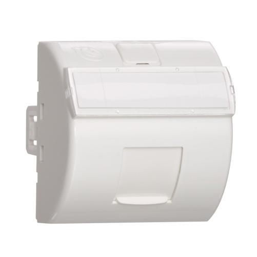 LEVITON Plastron Incliné Simple  - Prise RJ45