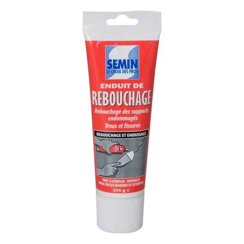 Rebouchage des supports endommag - Pistolet, colle, mastic et enduit