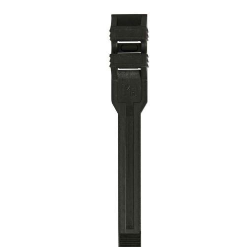Collier noir double fermeture PA - Collier, pontet et embase