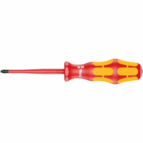 Tournevis Phillips WERA PH1x80 l - Outil isolé