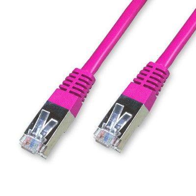 Cordon CAT6 FTP Rose - 25m - Cordon RJ45 CAT6