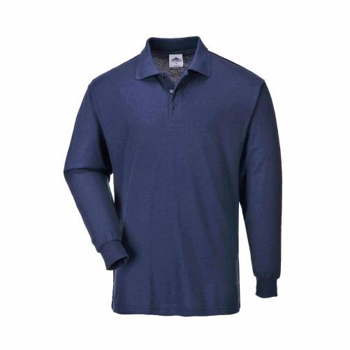 Polo ML bleu marine 210g/m² T.M - Vêtement de travail