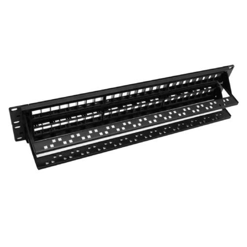 UPTEC Panneau 19" 2U - KeyStone  - Panneau de brassage nu