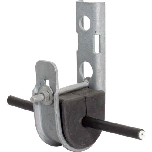 Suspension J pour câble FO Ø 10– - Pince d'ancrage et suspension fibre optique
