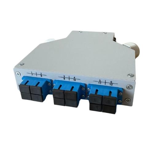 HSD - Boîtier optique Rail DIN 6 - Rail DIN
