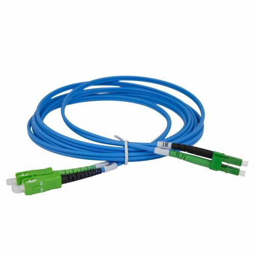 Cordon optique LC/APC–SC/APC ble - Cordon optique