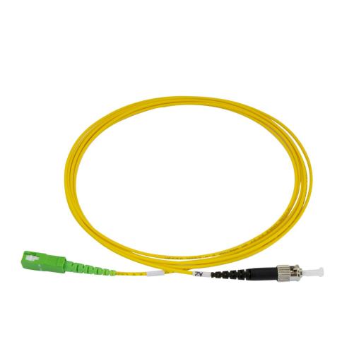 Cordon optique SC/APC–ST/UPC jau - Cordon optique