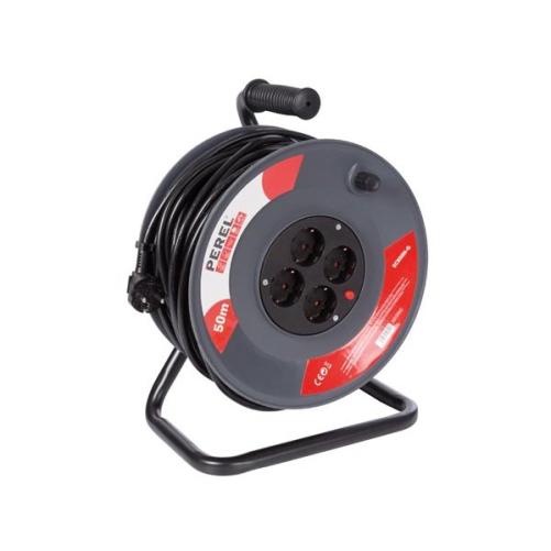 Enrouleur 50m - 3G1.5 - 4 prises - Electricité et fourniture électrique