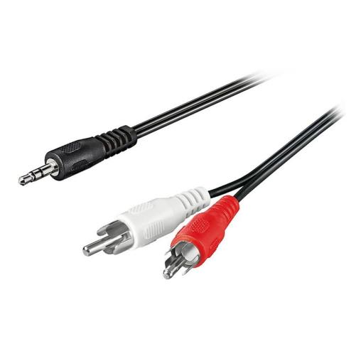 Cordon audio stéréo Jack 3.5 M/2 - Jack et accessoires