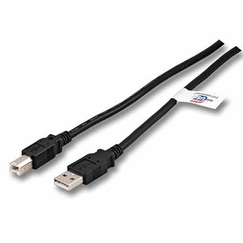 Cordon USB 2, 0 ALgB M/M noir Lg - Cordon USB