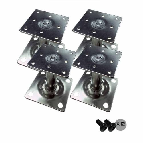 Lot de 4 pieds vérins 35cm pour  - Accessoires baie/Coffret IT