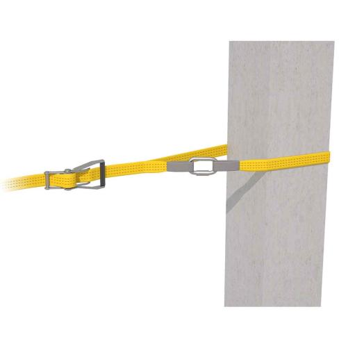 Ligne de vie temporaire horizont - Mousqueton et connecteur