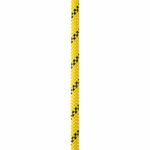 Corde AXIS semi-statique jaune/n - Cordage de sécurité