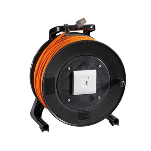 Enrouleur RJ45 CAT6a S/FTP + emb - Câble ethernet CAT6A