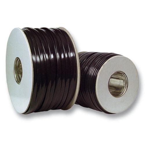 Câble plat téléphonique noir 6 c - Câble téléphonique