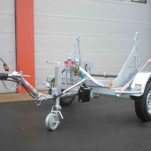 Derouleuse de chantier 0T750 ave - Remorque porte-touret