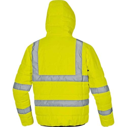 Doudoune à capuche haute visibil - Vêtement haute visibilité