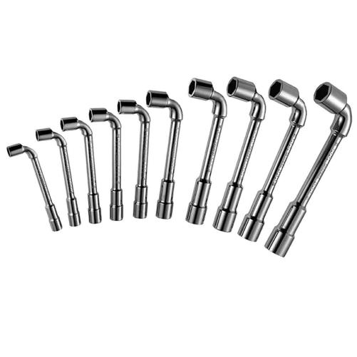 Jeu de 10 clés à pipe débouchées - Clé