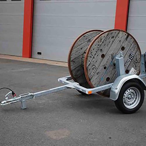 Derouleuse de chantier 0T5 - Remorque porte-touret