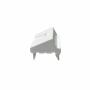 Plastron RJ45 incliné (45°) 45x4 - Prise RJ45