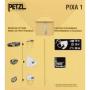 Lampe frontale PIXA®1 éclairage  - Lampe frontale