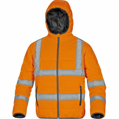 Doudoune fluorescente HV orange - Vêtement haute visibilité